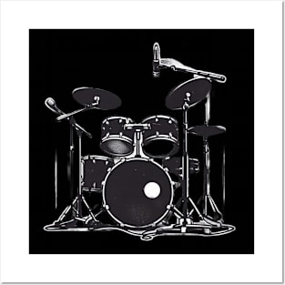 Drum Set Posters and Art